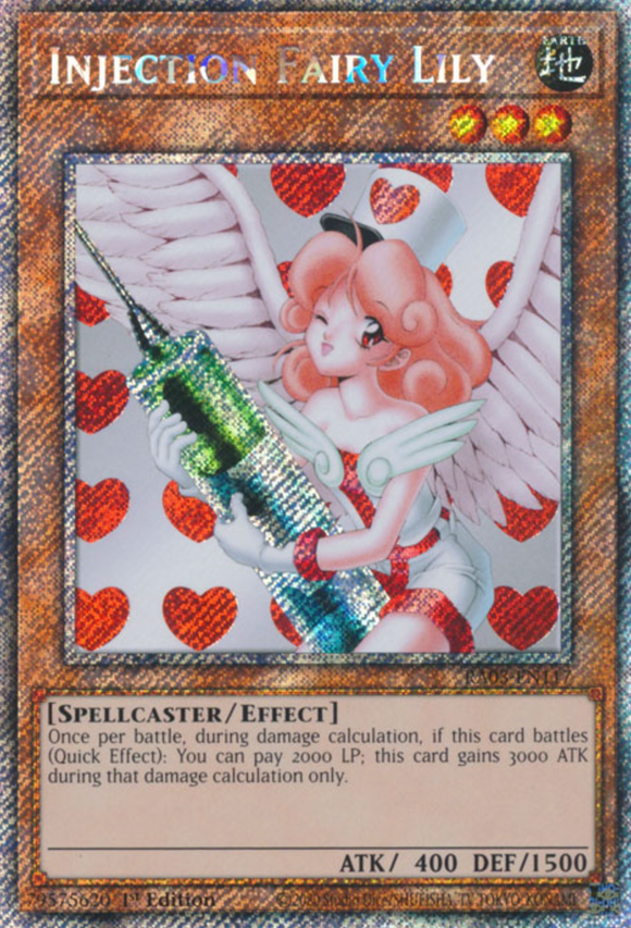 Injection Fairy Lily - RA03-EN117 - Platinum Secret Rare 1st Edition