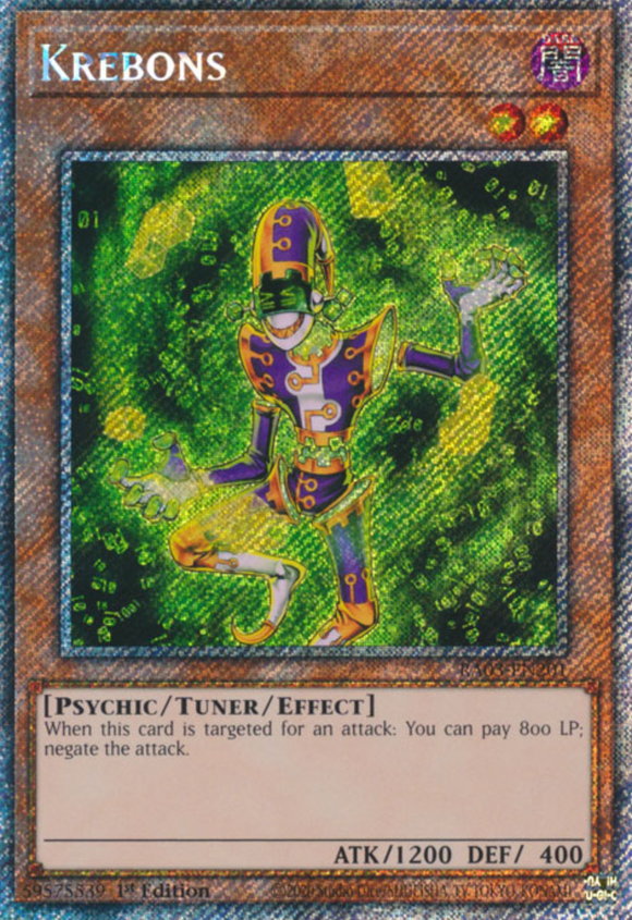 Krebons - RA03-EN201 - Platinum Secret Rare 1st Edition