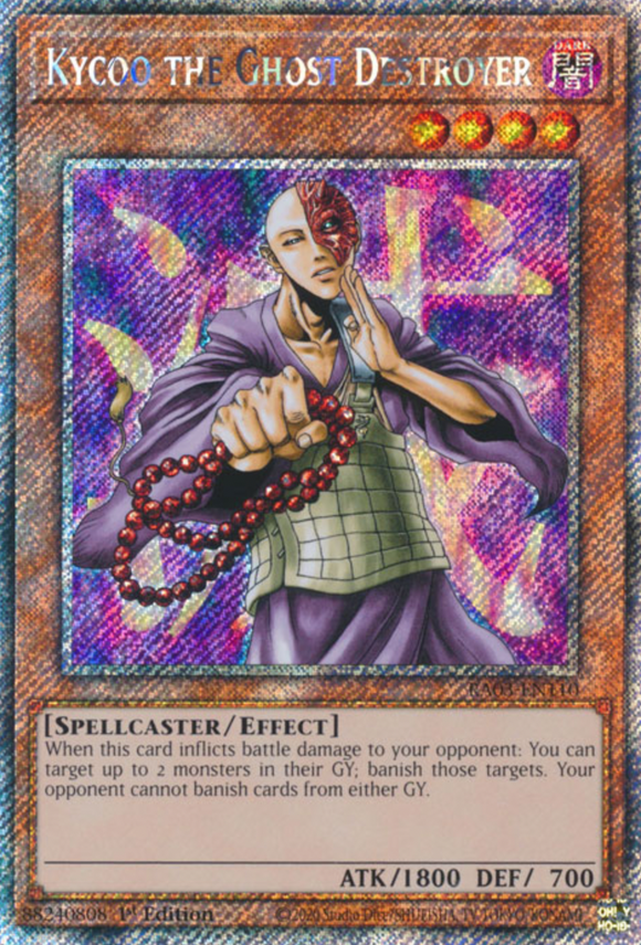Kycoo the Ghost Destroyer - RA03-EN110 - Platinum Secret Rare 1st Edition