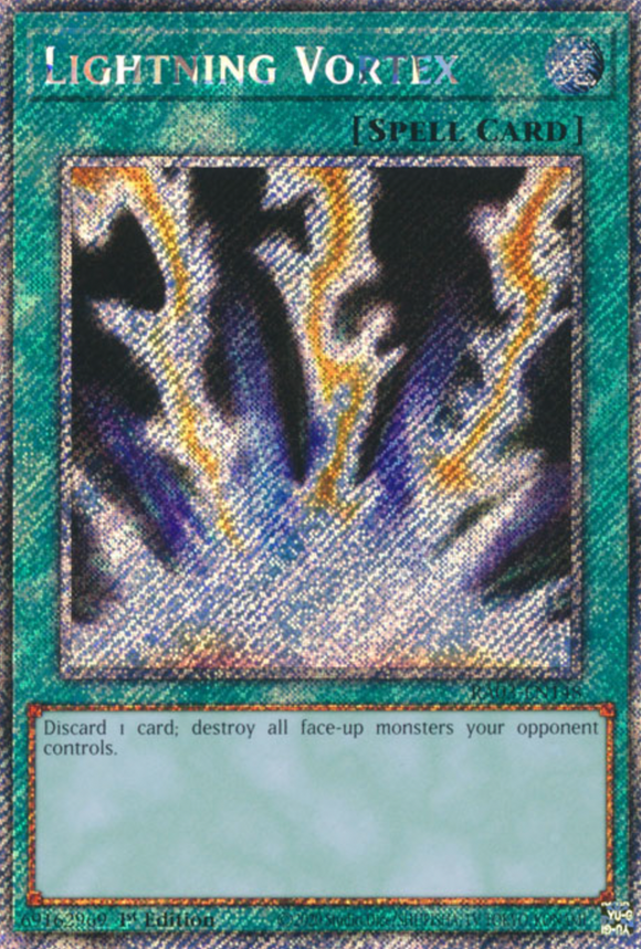 Lightning Vortex - RA03-EN148 - Platinum Secret Rare 1st Edition