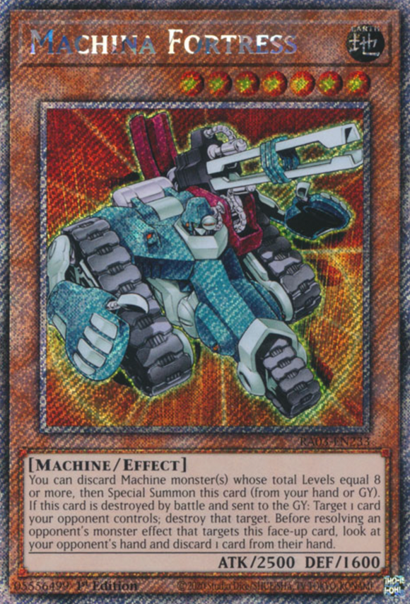 Machina Fortress - RA03-EN233 - Platinum Secret Rare 1st Edition
