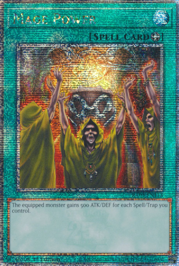 Mage Power - RA03-EN113 - Quarter Century Rare 1st Edition