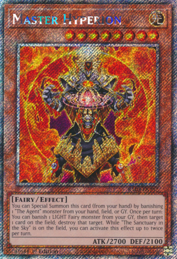 Master Hyperion - RA03-EN252 - Platinum Secret Rare 1st Edition