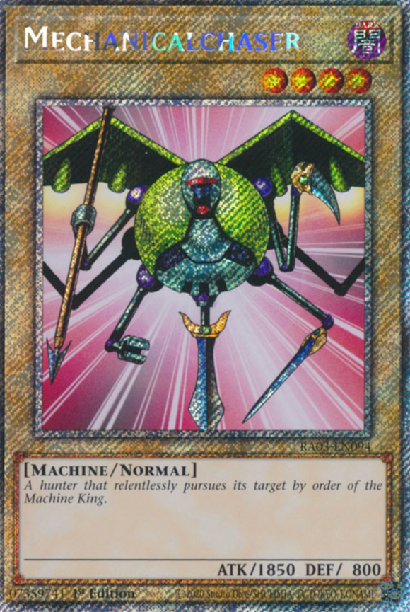 Mechanicalchaser - RA03-EN094 - Platinum Secret Rare 1st Edition