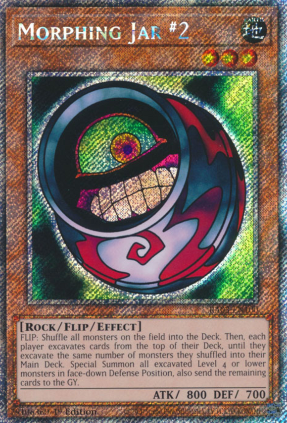 Morphing Jar #2 - RA03-EN100 - Platinum Secret Rare 1st Edition