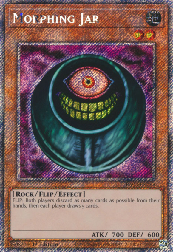 Morphing Jar - RA03-EN098 - Platinum Secret Rare 1st Edition