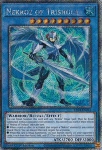 Nekroz of Trishula - RA03-EN261 - Platinum Secret Rare 1st Edition