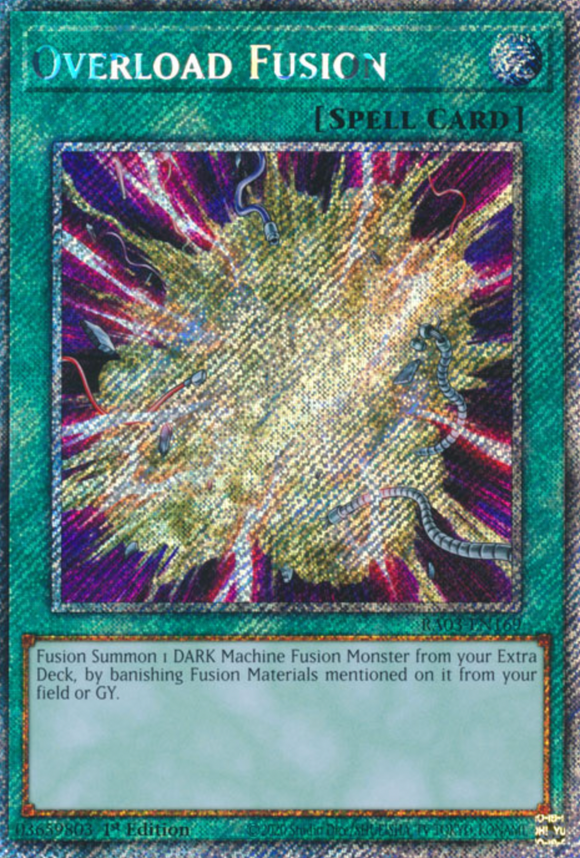 Overload Fusion - RA03-EN169 - Platinum Secret Rare 1st Edition
