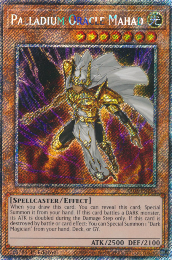 Palladium Oracle Mahad - RA03-EN266 - Platinum Secret Rare 1st Edition