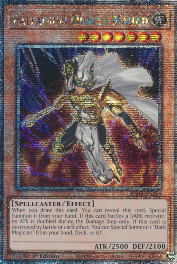 Palladium Oracle Mahad - RA03-EN266 - Quarter Century Rare 1st Edition