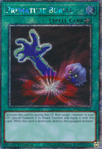 Premature Burial - RA03-EN103 - Platinum Secret Rare 1st Edition