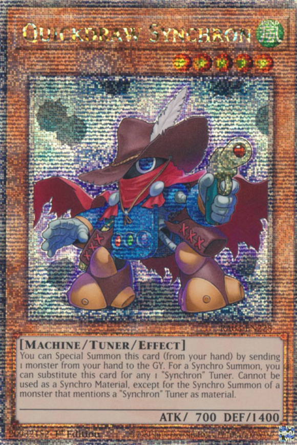 Quickdraw Synchron - RA03-EN228 - Quarter Century Rare 1st Edition