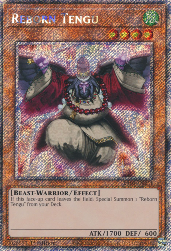 Reborn Tengu - RA03-EN251 - Platinum Secret Rare 1st Edition