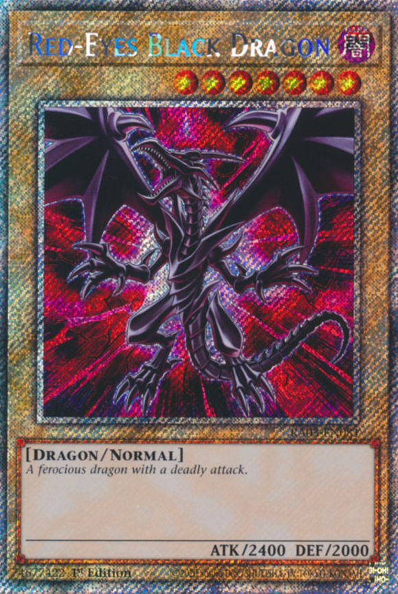 Red-Eyes Black Dragon - RA03-EN081 - Platinum Secret Rare 1st Edition