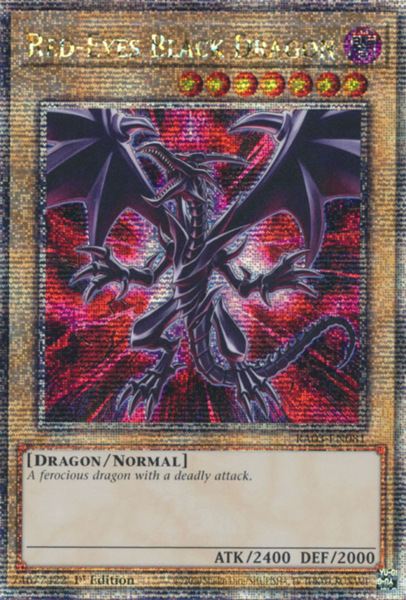 Red-Eyes Black Dragon - RA03-EN081 - Quarter Century Rare 1st Edition