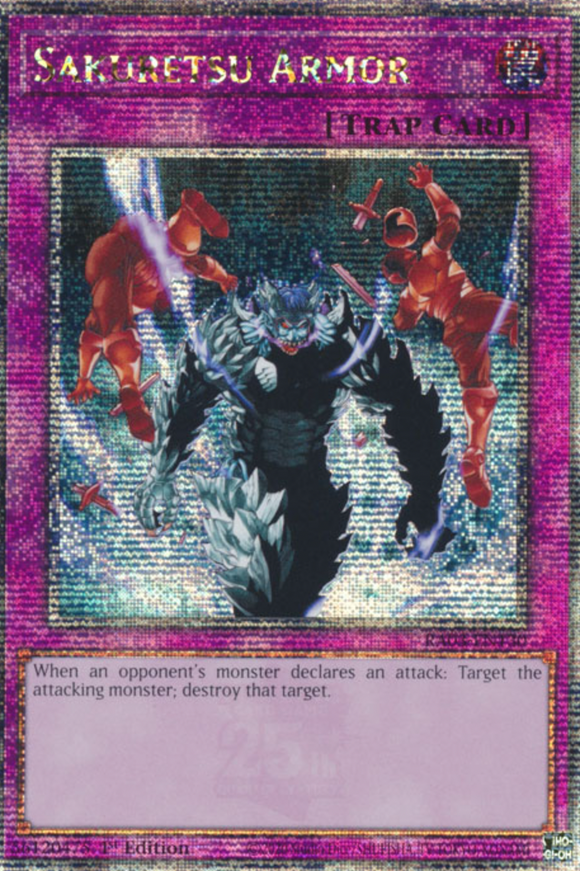 Sakuretsu Armor - RA03-EN130 - Quarter Century Rare 1st Edition