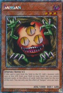 Sangan - RA03-EN089 - Platinum Secret Rare 1st Edition