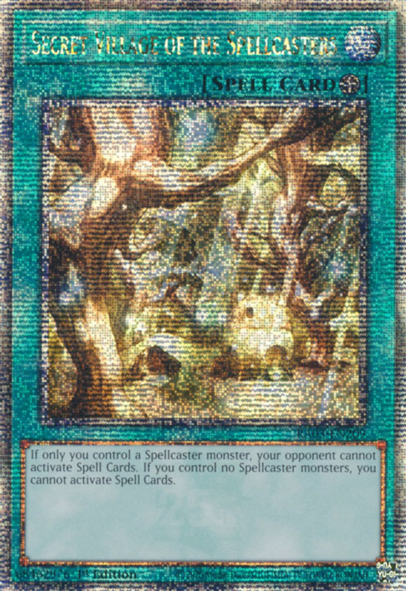 Secret Village of the Spellcasters - RA03-EN209 - Quarter Century Rare 1st Edition