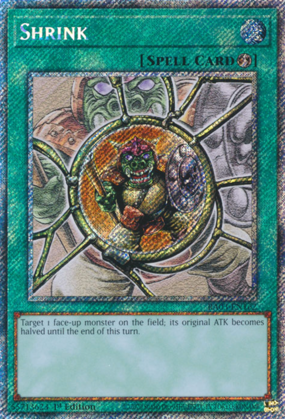 Shrink - RA03-EN162 - Platinum Secret Rare 1st Edition