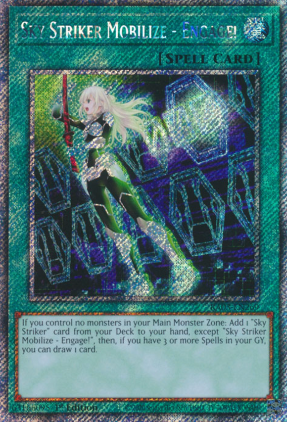 Sky Striker Mobilize - Engage! - RA03-EN269 - Platinum Secret Rare 1st Edition