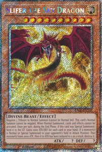 Slifer the Sky Dragon - RA03-EN244 - Platinum Secret Rare 1st Edition