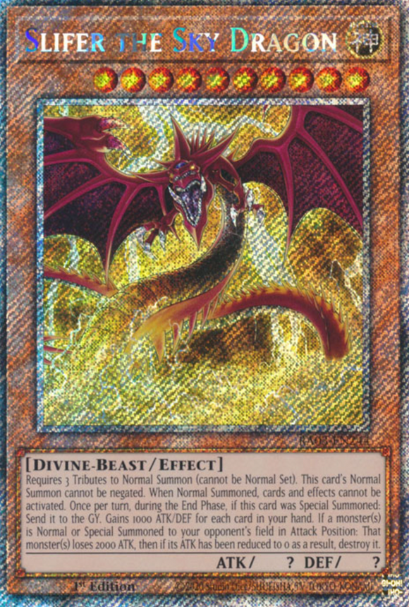 Slifer the Sky Dragon - RA03-EN244 - Platinum Secret Rare 1st Edition