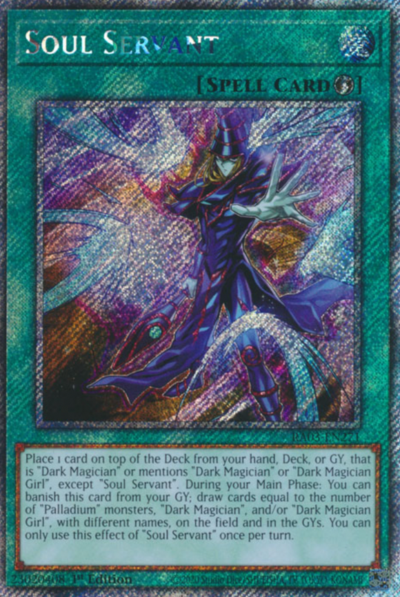 Soul Servant - RA03-EN271 - Platinum Secret Rare 1st Edition