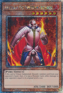 Thestalos the Firestorm Monarch - RA03-EN143 - Quarter Century Rare 1st Edition