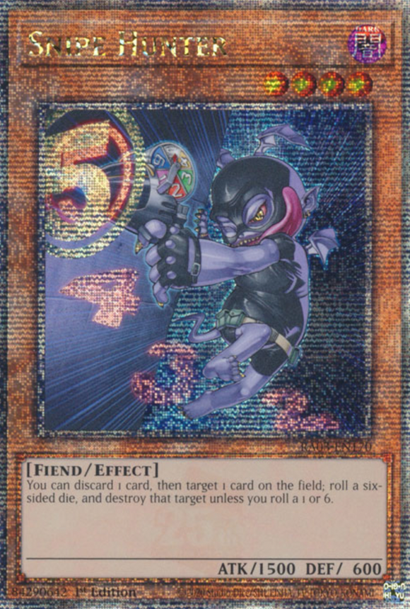 Snipe Hunter - RA03-EN170 - Quarter Century Rare 1st Edition