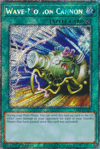 Wave-Motion Cannon - RA03-EN127 - Platinum Secret Rare 1st Edition