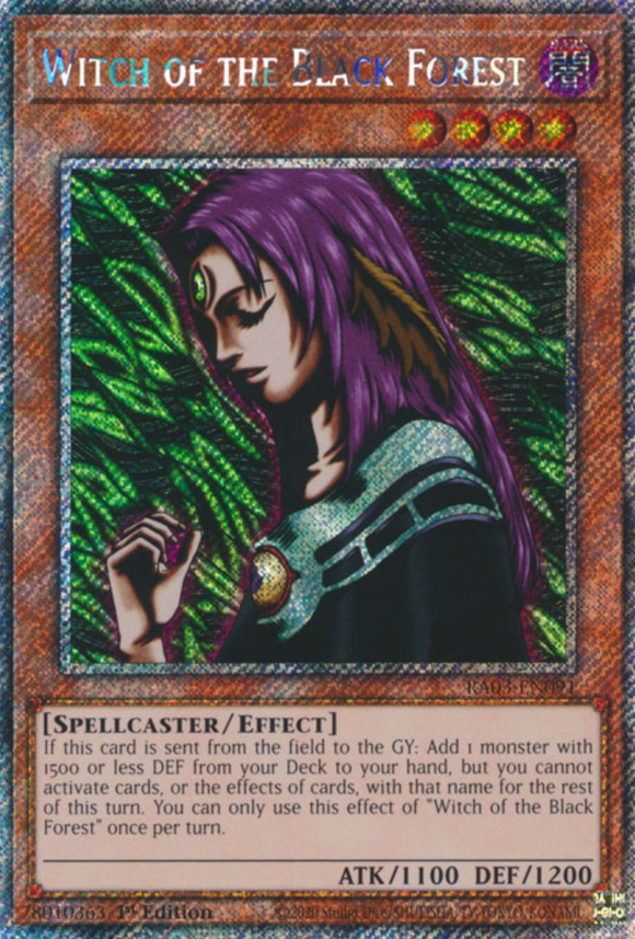 Witch of the Black Forest - RA03-EN091 - Platinum Secret Rare 1st Edition
