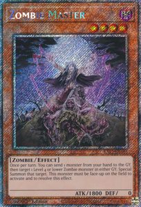 Zombie Master - RA03-EN185 - Platinum Secret Rare 1st Edition