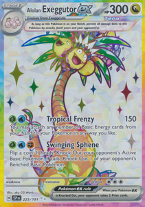 Alolan Exeggutor ex - 225/191 - Full Art Secret Rare