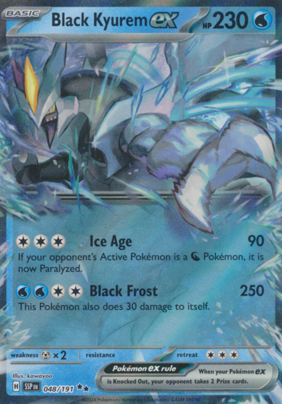Black Kyurem ex - 048/191 - Ultra Rare