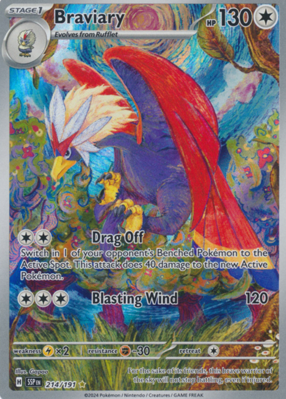 Braviary - 214/191 - Illustration Rare
