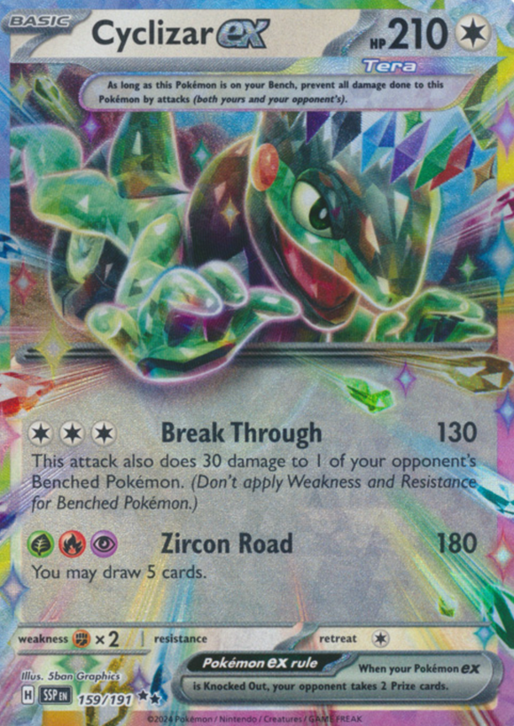 Cyclizar ex - 159/191 - Ultra Rare