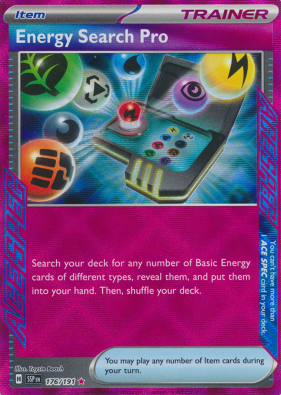 Energy Search Pro - 176/191 - Ace Rare