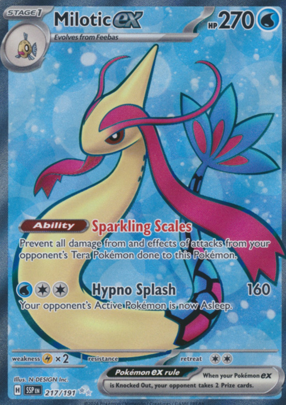 Milotic ex - 217/191 - Full Art Secret Rare