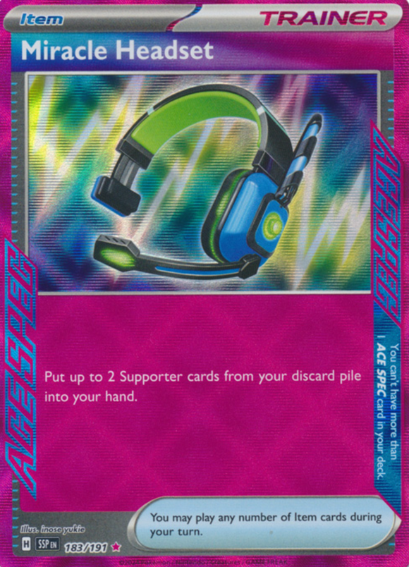 Miracle Headset - 183/191 - Ace Rare