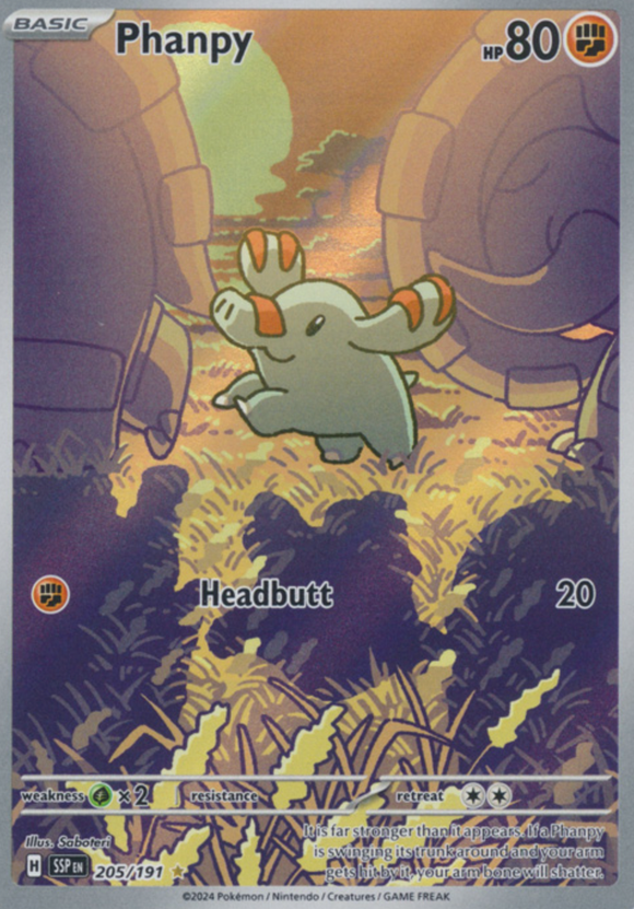 Phanpy - 205/191 - Illustration Rare