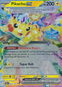 Pikachu ex - 057/191 - Ultra Rare