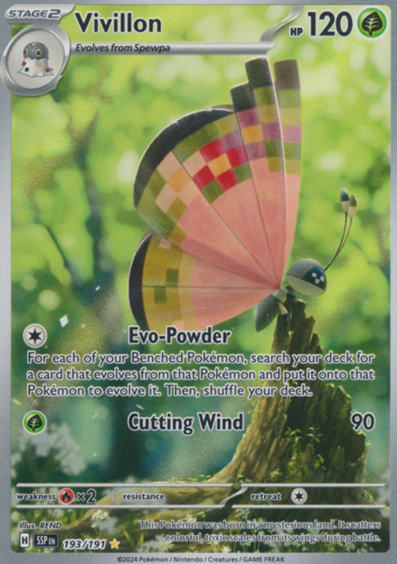 Vivillon - 193/191 - Illustration Rare