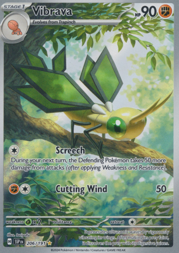 Vibrava - 206/191 - Illustration Rare
