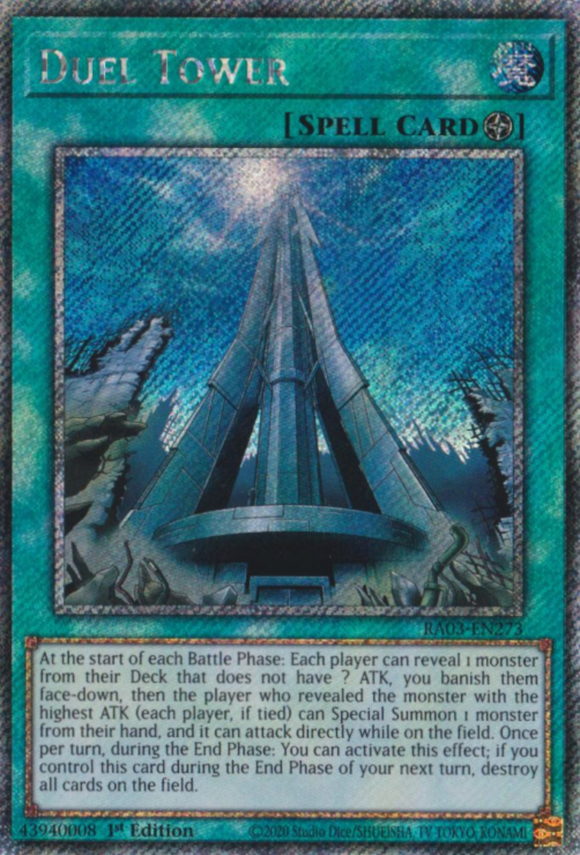 Duel Tower - RA03-EN273 - Platinum Secret Rare 1st Edition