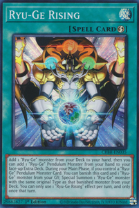 Ryu-Ge Rising - CRBR-EN035 - Super Rare 1st Edition