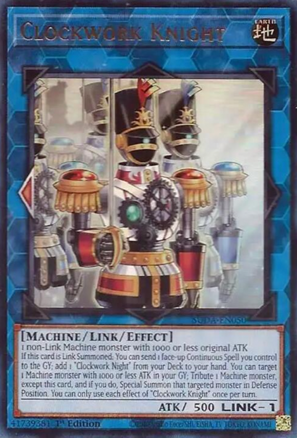 Clockwork Knight - SUDA-EN050 - Ultra Rare 1st Edition