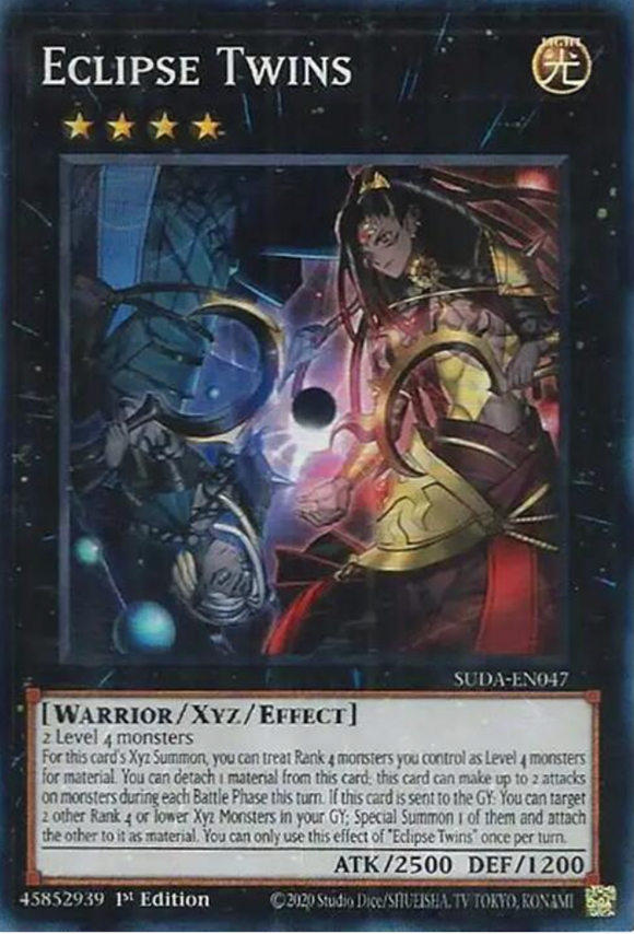 Eclipse Twins - SUDA-EN047 - Super Rare 1st Edition