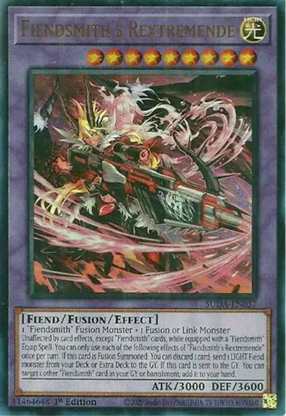 Fiendsmith's Rextremende - SUDA-EN037 - Ultra Rare 1st Edition