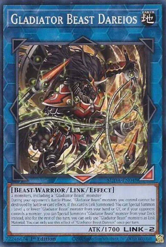 Gladiator Beast Dareios - SUDA-EN048 - Common 1st Edition