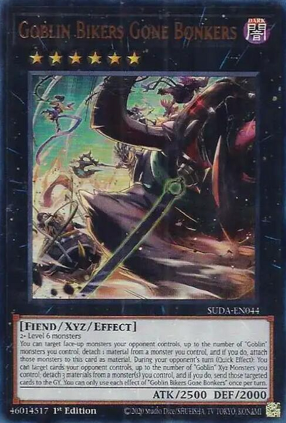 Goblin Bikers Gone Bonkers - SUDA-EN044 - Ultra Rare 1st Edition